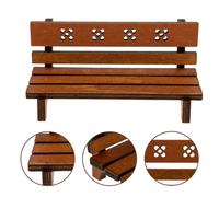 2 Pcs Mini Panchina Accessorio Per Casa Ornamento La Arredamento