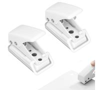 2 PCS Mini Perforateur Monotrou, Perforatrice 1 Trou, Mini Perforateur Monotrou pour Bureau et Maison, Reliure de Fichiers, Albums Photo de Bricolage, Classeurs de Signets, Facile à Utiliser