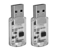 2 PCS Mini USB LED Car Interior Neon Light, LED Auto Interni, 7 Colori Gradienti Luce LED Autos, Illuminazione Interna Auto, per Interno Autos, Laptop, Decorazione per La Casa