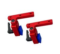 2 Pcs Mitra Track Stop Arresto Troncatrice Scanalatura Binari T