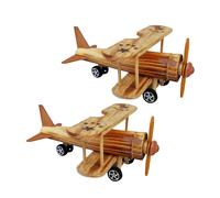 2 Pcs Modelli Aerei Arredamento Della Casa Aeroplano in Miniatura