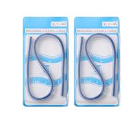 2 Pcs Morbido In PVC Misurazione Del Nastro Strumento Righello Trapuntato Per Motivi Abbigliamento Che Produce Nastro Progettazione Della Da Cucire