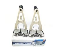 2. PCS. Morsetti a mano singola (coppia) | Stone Carry Clamp Tool Doppio Grip Glap Gripper Durata