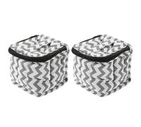 2 Pcs Nail Polish Storage Organizer Valigetta Per Unghie Borse Borsa Smalti