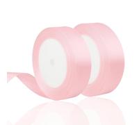 2 PCS Nastro Raso Rosa Gold 20mm x 22m,Nastro Rosa Antico in Raso Lucido per Fiocchi,Confezioni Regalo,Matrimoni,Progetti Fai da Te,Decorazioni,Cucito Creativo,Bouquet,Pacchi e Nastri Decorativi