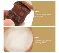 2 Pcs Natural Tea Strainer Handmade Filter for Kung Fu Brewing Infusore Per Tè