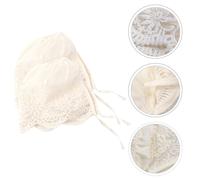 2 Pcs Newborn Bonnets Photo Prop Cappellino Bimba Cuffia Appena Nata