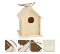 2 Pcs Nido D'uccello Casetta Per Uccelli La Cameretta Dei Bambini Legno Casette