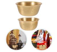 2 Pcs Offrendo Una Tazza Grande Ricchezza Della Ciotola Dei Soldi