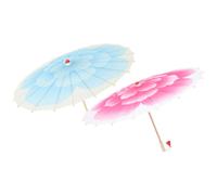 2 Pcs Ombrelli Da Pioggia Parasolo Decorativo Ombrellone Cinese Per Il Sole