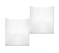 2 Pcs Organizzatore Di File Scaffale Pubblicitario Portariviste Parete