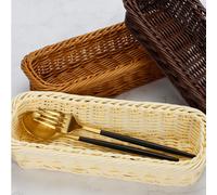 2 Pcs Organizzatore Posate Cestino Porta Oggetti Di Stoccaggio Delle