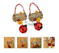 2 Pcs Ornamenti Appesi Cartelli Porta Arredamento Per Appendiabiti