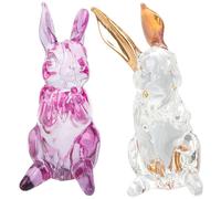 2 Pcs Ornamenti Del Coniglio Ornamento Dell'arredamento Della Casa