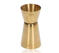 2 PCS Oro Cocktail Jigger, Acciaio inossidabile Jigger Cocktail doppio Jigger Giapponese Jigger Cocktail Tazza di misura Accessori Bar per Home Bar(L)