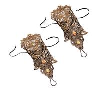 2 Pcs Orologi Del Braccialetto Per Donne Guanti in Pizzo Floreale