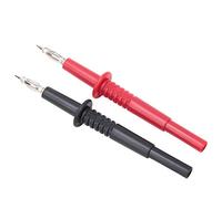 2 Pcs P5011 4 Mm Test Test Test Banana Connector Test per Multimetro con Facile Connessione, Progettazione Versatile, Ampia Applicazione, Utilizzo Conveniente