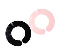 2 Pcs PAD SILICONE ANTI-THERRA Guardie Da Barbiere Collare Per Tagliare