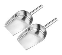 2 Pcs Paletta Per Ghiaccio Da Bar Cubetti Di Farina Acciaio Inox