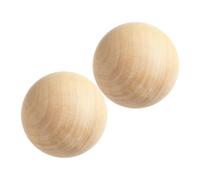 2 PCS Palla Di Legno Palline Rotonde Artigianali Sfera Decorativa