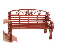 2 Pcs Panchina Da Giardino Piccola Panca Decorativa Mini Accessori Per Casa