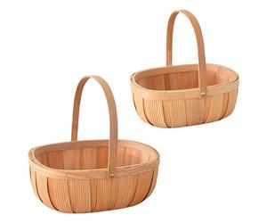 2 Pcs Paniere Del Mercato Degli Agricoltori Decorazione Cestino Da Parete