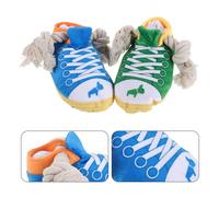 2 Pcs Pantofole Per La Dentizione Del Cane Giocattolo Da Masticare Cani Scarpe