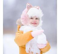 2 Pcs Para Orecchie Bambina Paraorecchie Invernali Morbida Per Le Bambini