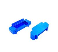 2 pcs paraurti posteriore anteriore compatibile con 1 18 RC auto A959-B A969-B A979-B Parti di ricambio di ricambio Fit universale(Blue)