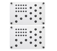 2 Pcs Pedale Di Riposo Toppa Per Moquette Auto Accessori Interni