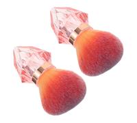 2 Pcs Pennello Acrilico Unghie Per Pespa Trucco Morbido Spazzola Morbida