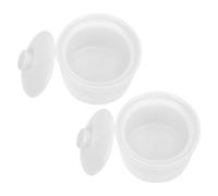 2 Pcs Pentola Per Zuppa in Ceramica Bianca Cocci Da Con Coperchio