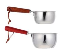 2 Pcs Pentole Per Salse Pentola Cucinare Scalda Burro Piccola Salsa