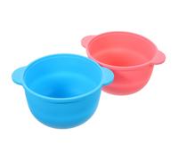 2 Pcs Pentolino Ceretta Ciotola Silicone Per Cera Piatto Scaldacera