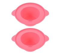 2 Pcs Pentolino Ceretta Scalda Cera Per Ciotola Di Silicone Ciotole