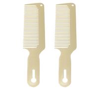 2 pcs pettine di acconciatura in acciaio inossidabile professionale
