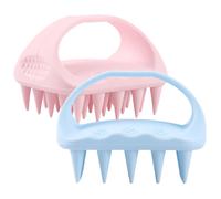 2 Pcs Pettine Massaggio Cuoio Capelluto Spazzola Lavaggio Capelli Per Dei