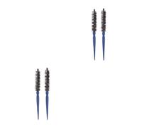 2 PCS Pettine Per Capelli Bigodino Corti Che Solleva Il Ciuffo Spazzola Rotonda