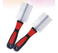 2 Pcs Pettine Per La Toelettatura Del Cane Spazzola Raccogli Peli Di