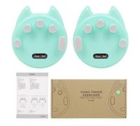 2 Pcs Pianoforte Finger Trainer Silicone Hand Grip Exerciser Correzione Strumento Per Chitarra Formazione Pianoforte Trainer Hand Grip Strengthener