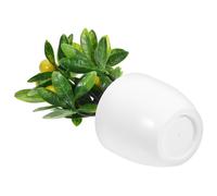 2 Pcs Piantine Finte Decorazione Al Limone Bonsai Artificiale Limoni