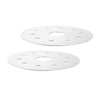 2 Pcs Piastra Per Induzione Adattatore Di Diffusore Calore Della Stufa Gas