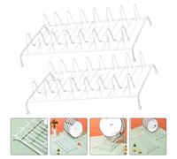 2 Pcs Piattaia Cucina Porta Piatti Scaffale Per La Scolapiatti Da