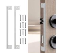 2 pcs piatti di guardia a chiavistello a forma di blocco a forma di L sul