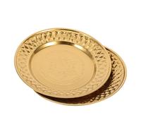 2 PCS Piatti in Acciaio Inox Stoviglie Per Esterni Piastre Inossidabile