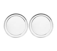 2 Pcs Piatto Per Pizza Riutilizzabile Leccarda Forno Teglie Teglia
