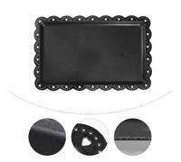 2 Pcs Piatto Torta Vassoio Rettangolare Servire Per Intrattenere