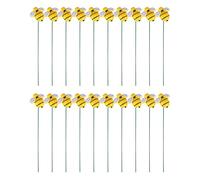 2 PCS Picchetti Da Giardino Plastica Decorazione Delle Api Arredamento Tema Ape