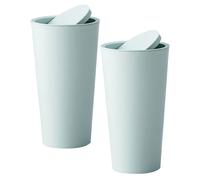 2 Pcs Piccolo Bidone Della Spazzatura Con Coperchio Contenitore Immondizia