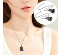 2 Pcs Piccolo Ciondolo A Campana Collana in Stile Retrò Fascino Della